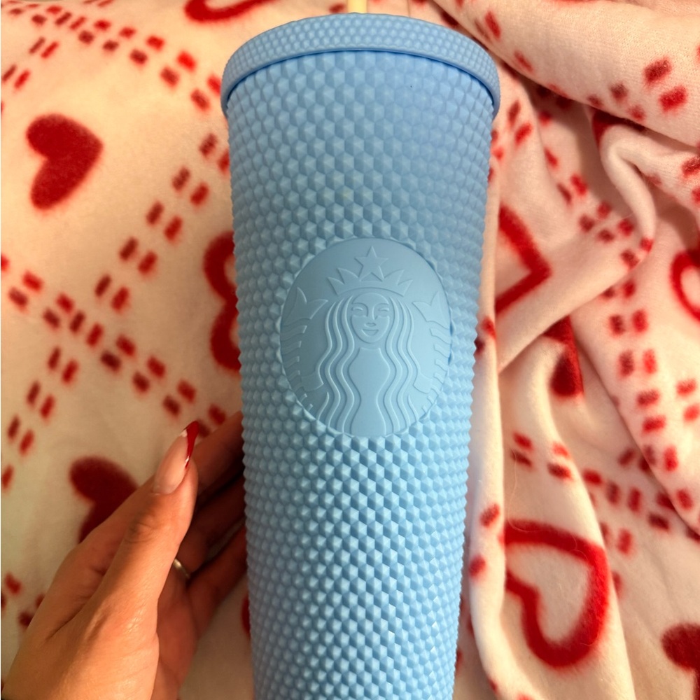 Starbucks Light Blue Studded Tumbler